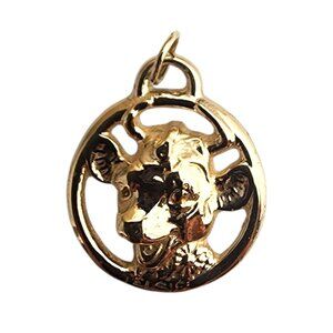 14K Yellow Gold Elsie the Cow Pendant #22860